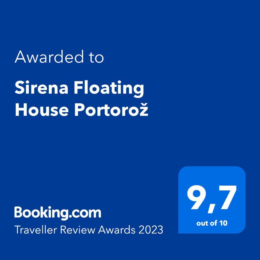 Вілла Sirena Floating House Порторож Екстер'єр фото
